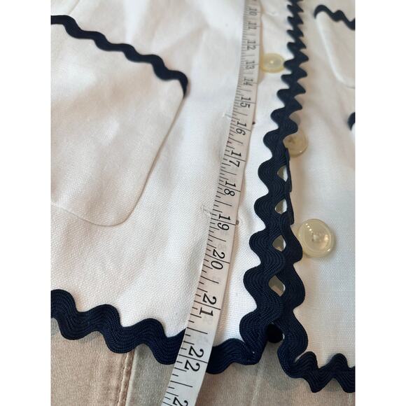 J CREW Linen Jacket/Blazer - Picture 6 of 8